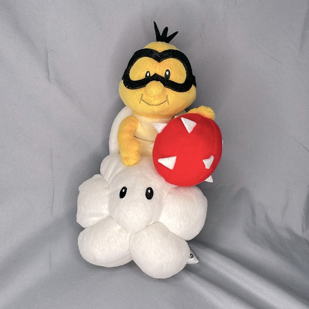 Super Mario Bros Koopa Troopa Turtle on Cloud Plush
